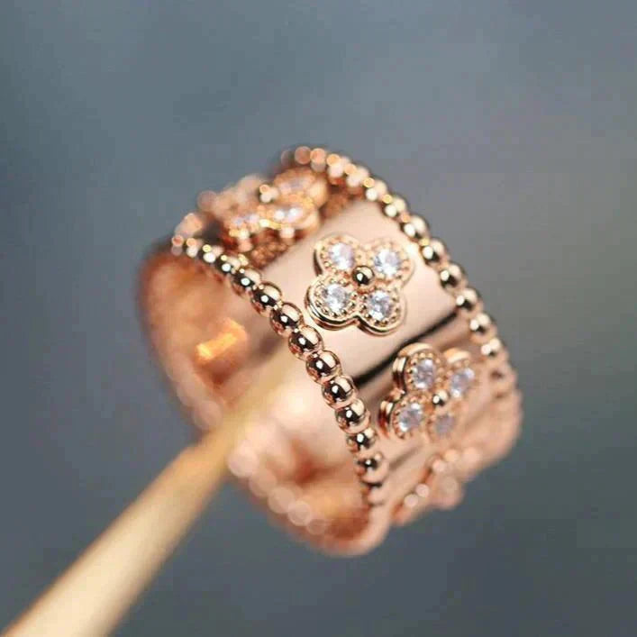 [Noble Aura jewelry]CLOVER KALEIDOSCOPE RING 10MM