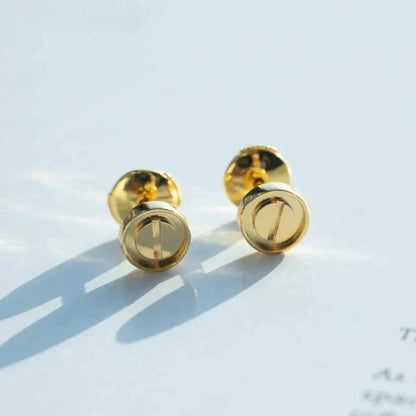 [Noble Aura jewelry]LOVE EARRINGS GOLD 10MM