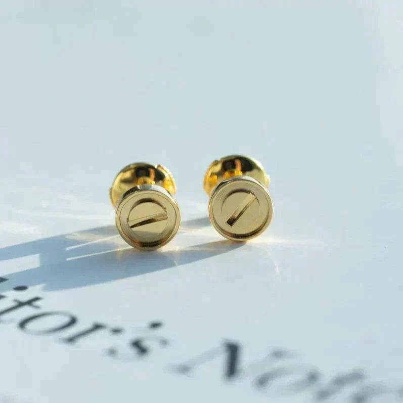 [Noble Aura jewelry]LOVE EARRINGS GOLD 10MM