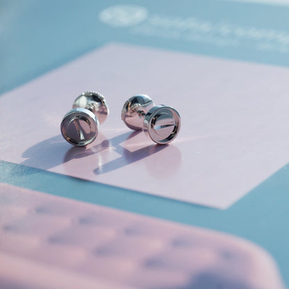 [Noble Aura jewelry]LOVE EARRINGS SILVER 10MM