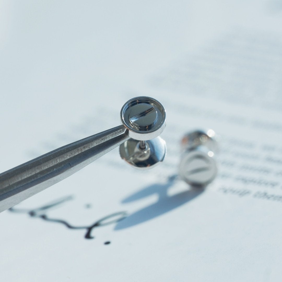 [Noble Aura jewelry]LOVE EARRINGS SILVER 10MM