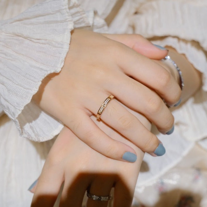 [Noble Aura jewelry]LOVE RING 2.65MM DIAMOND
