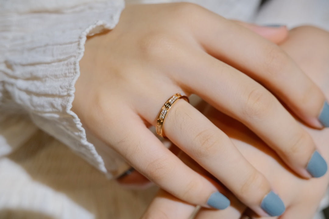 [Noble Aura jewelry]LOVE RING 2.65MM DIAMOND