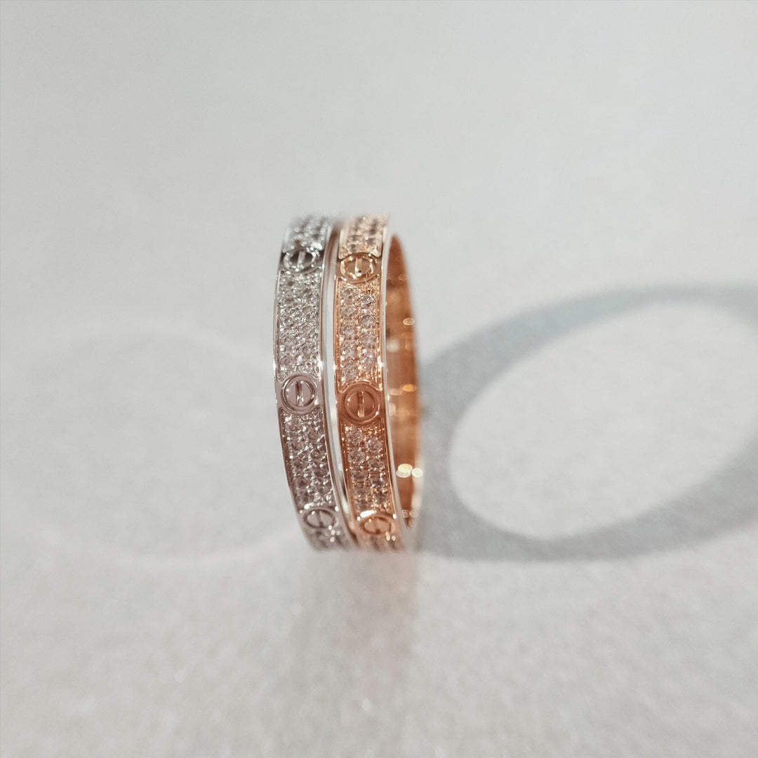 [Noble Aura jewelry]LOVE RING 2.65MM DIAMOND