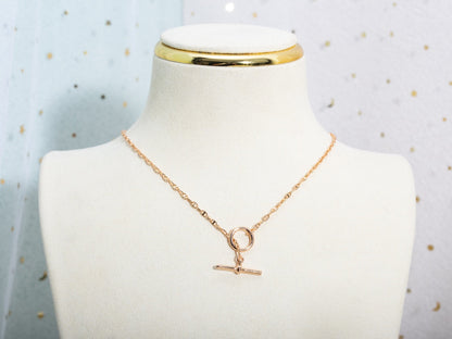 [Noble Aura jewelry]ECHAPPEE NECKLACE PINK GOLD
