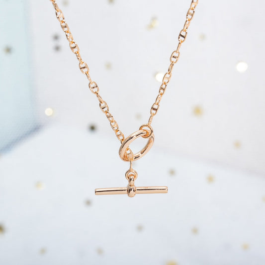 [Noble Aura jewelry]ECHAPPEE NECKLACE PINK GOLD