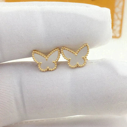 [Noble Aura jewelry]SWEET BUTTERFLY MOP EARSTUDS