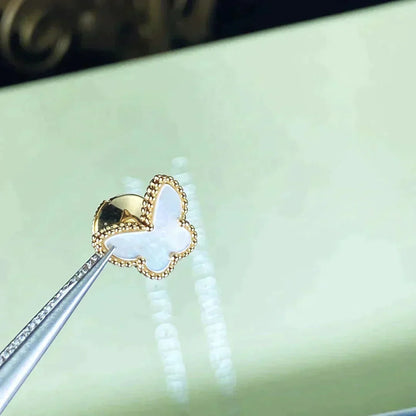 [Noble Aura jewelry]SWEET BUTTERFLY MOP EARSTUDS