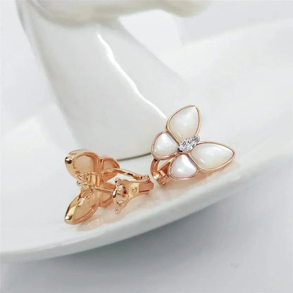 [Noble Aura jewelry]BUTTERFLY MOP DIAMOND EARRINGS