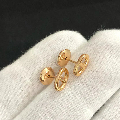 [Noble Aura jewelry]CHAINE SMALL EARRINGS GOLD AND SILVER