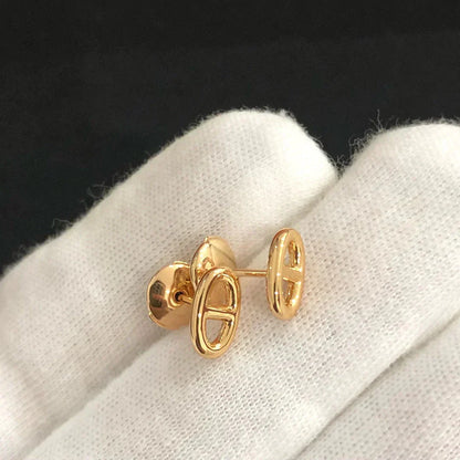 [Noble Aura jewelry]CHAINE SMALL EARRINGS GOLD AND SILVER