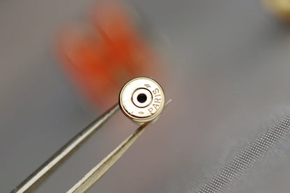 [Noble Aura jewelry]MINI POP H EARRINGS ORANGE