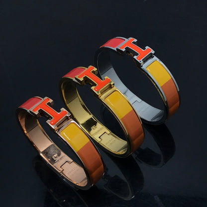 [Noble Aura jewelry]H BRACELET ORANGE RAINBOW CERAMIC