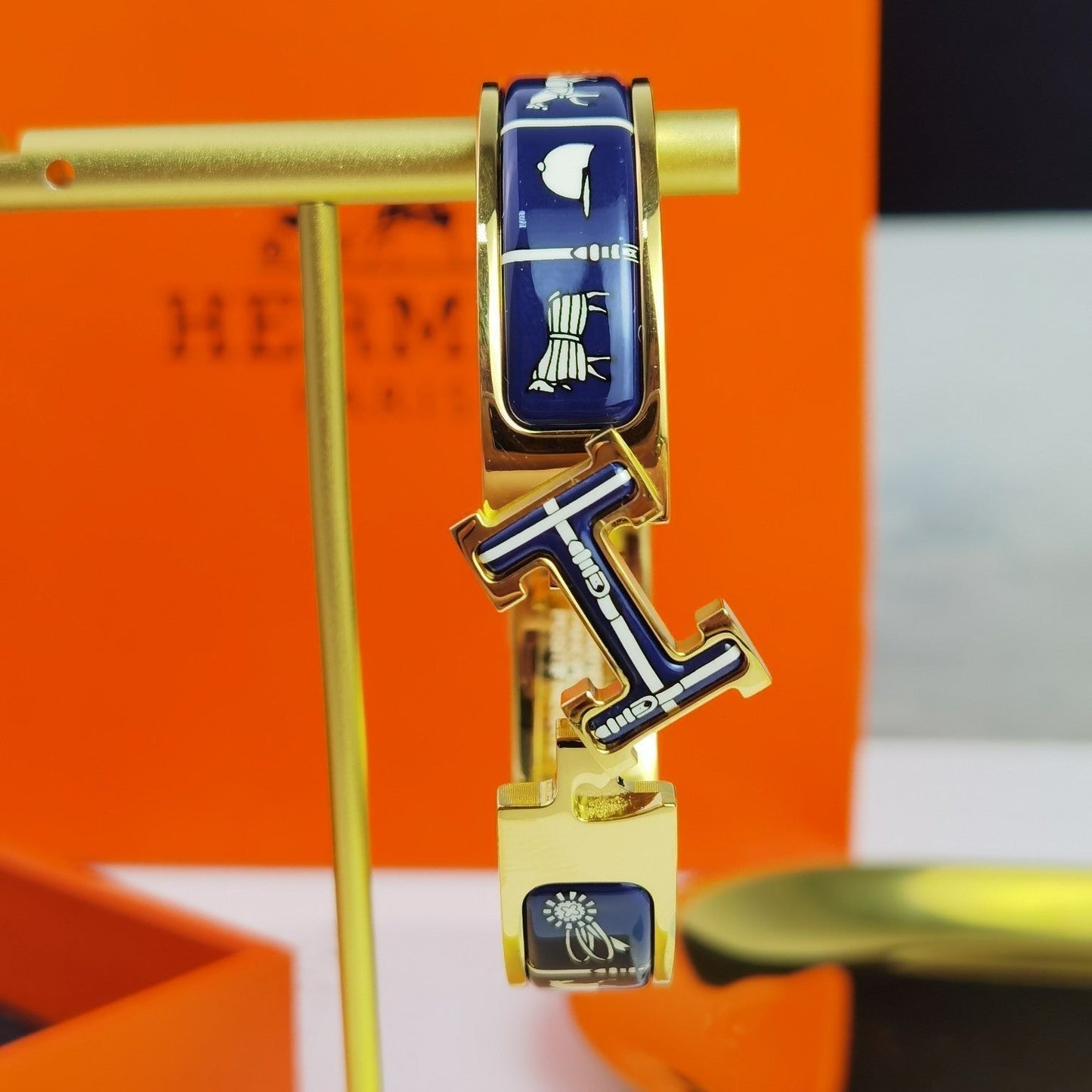 [Noble Aura jewelry]H COUVERTURES DARK BLUE BRACELET