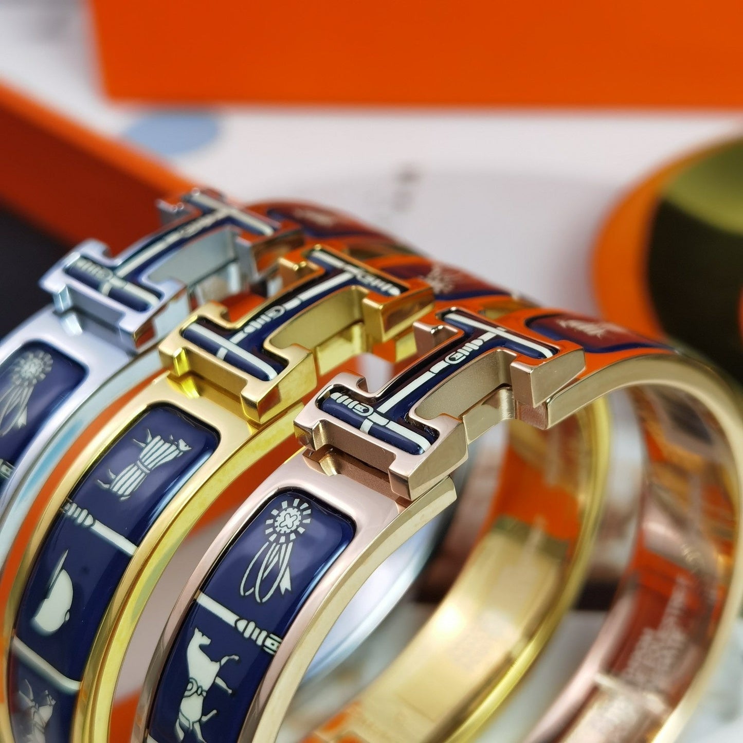 [Noble Aura jewelry]H COUVERTURES DARK BLUE BRACELET