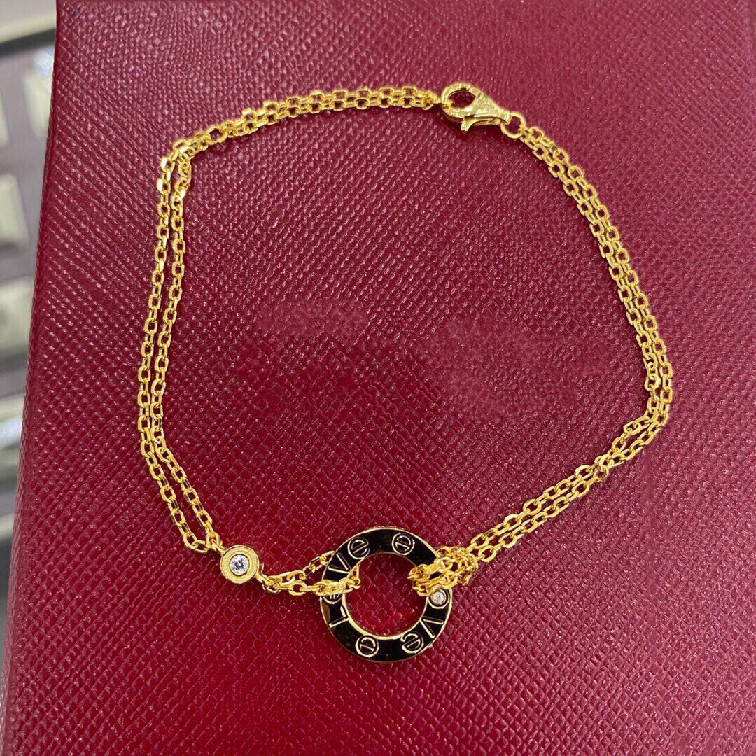 [Noble Aura jewelry]LOVE BRACELET 2 DIAMOND