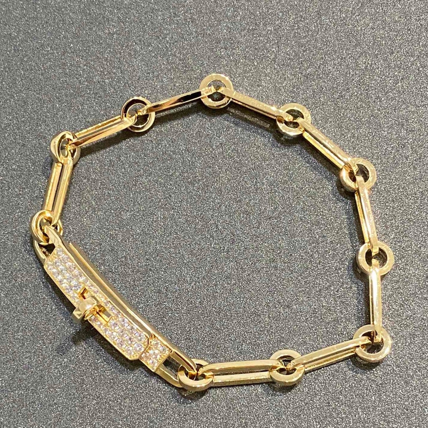 [Noble Aura jewelry]CHAINE BRACELET SMALL MODEL DIAMOND