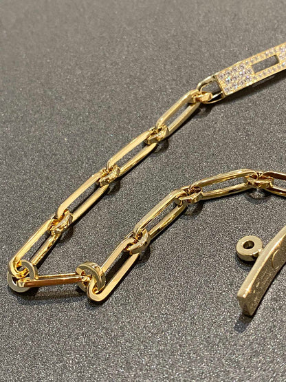 [Noble Aura jewelry]CHAINE BRACELET SMALL MODEL DIAMOND