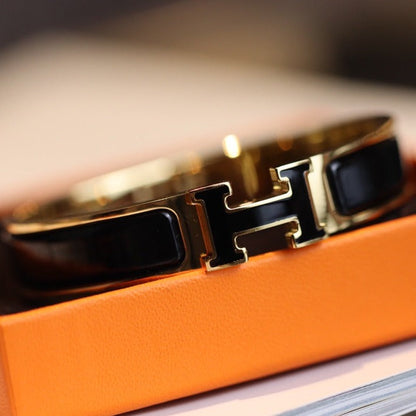 [Noble Aura jewelry]H BRACELET 12MM GOLD