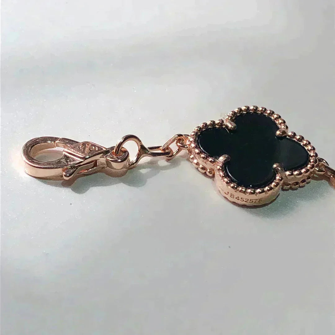 [Noble Aura jewelry]CLOVER 5 MOTIFS MULTICOLOR  BRACELET