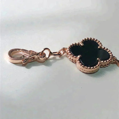 [Noble Aura jewelry]CLOVER 5 MOTIFS MULTICOLOR BRACELET