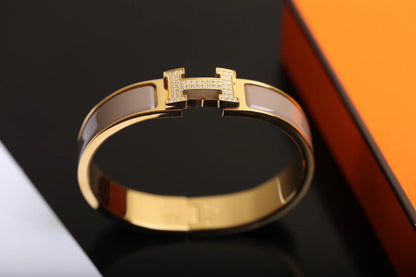 [Noble Aura jewelry]H BRACELET GOLD DIAMOND