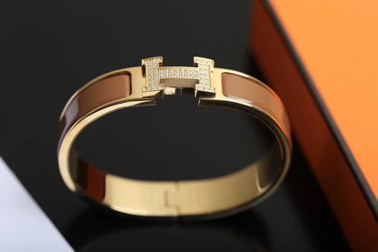 [Noble Aura jewelry]H BRACELET GOLD DIAMOND