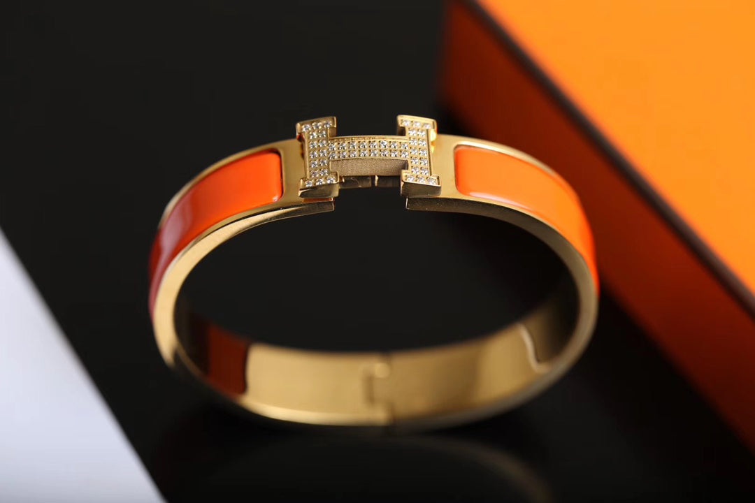 [Noble Aura jewelry]H BRACELET GOLD DIAMOND