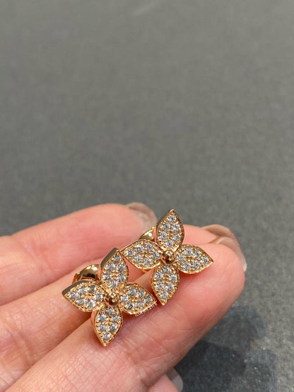 [Noble Aura jewelry]STAR DIAMOND EARRINGS