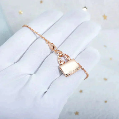 [Noble Aura jewelry]AMULETTE PEDANT ROSE GOLD NECKLACE