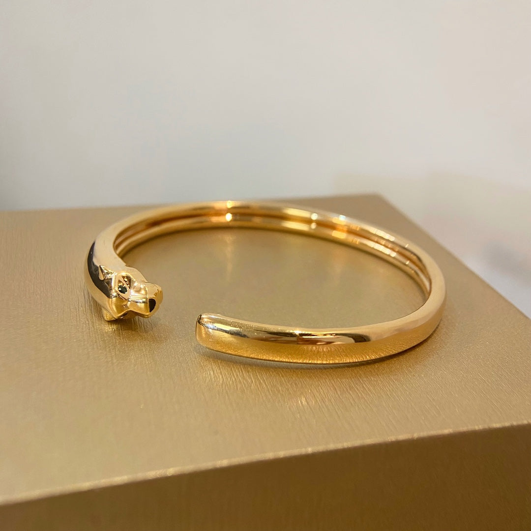 [Noble Aura jewelry]PANTHERE GOLD OPEN BRACELET