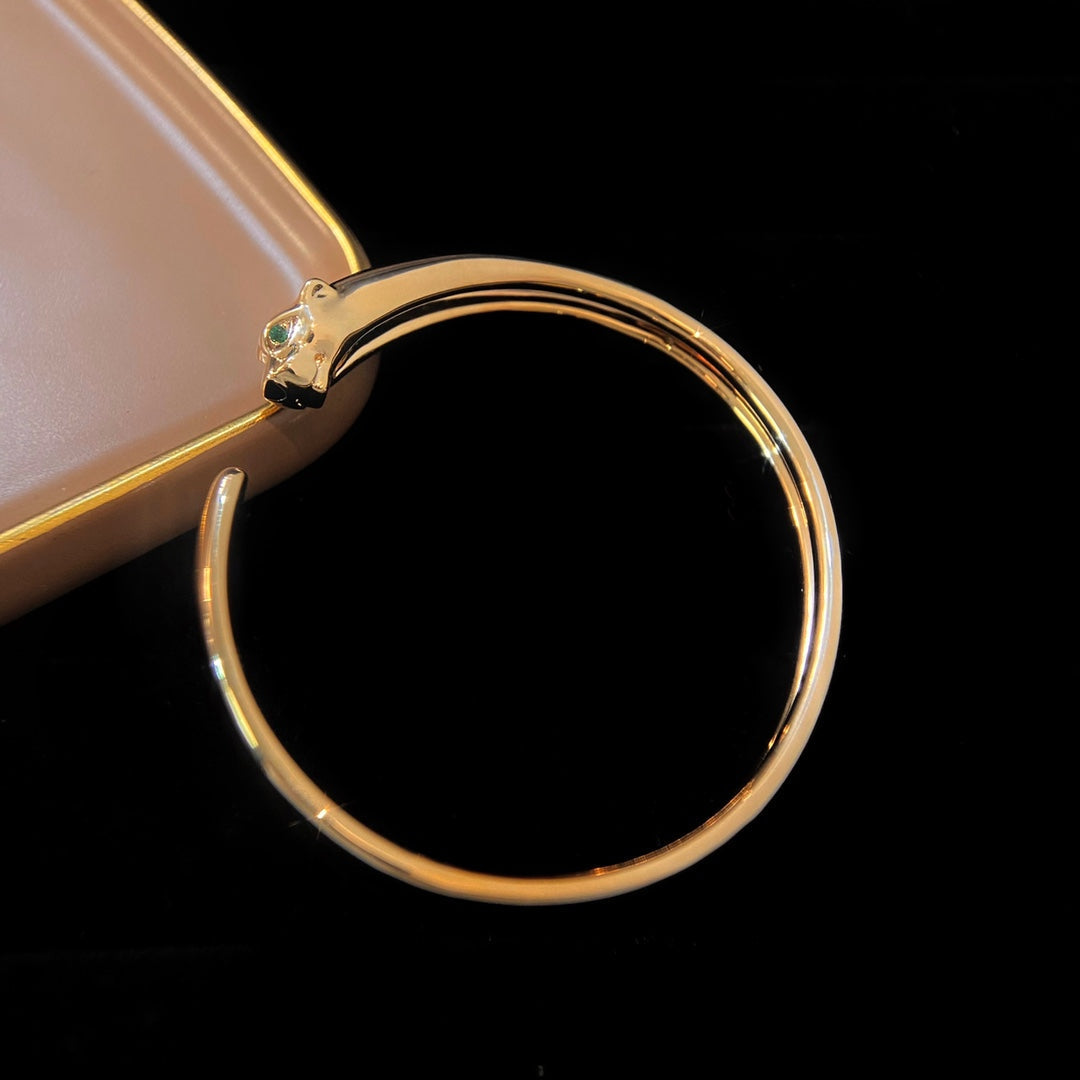 [Noble Aura jewelry]PANTHERE GOLD OPEN BRACELET