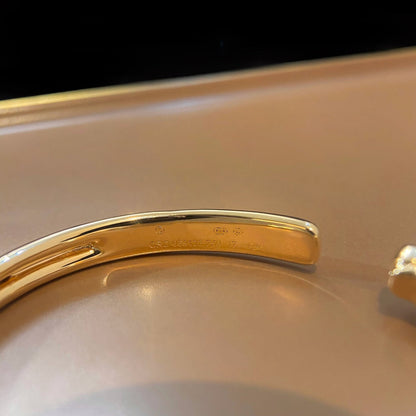 [Noble Aura jewelry]PANTHERE GOLD OPEN BRACELET
