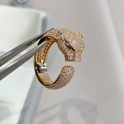 [Noble Aura jewelry]PANTHERE PINK GOLD DIAMOND RING