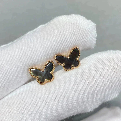 [Noble Aura jewelry]BUTTERFLY DARK MOP  EARRINGS