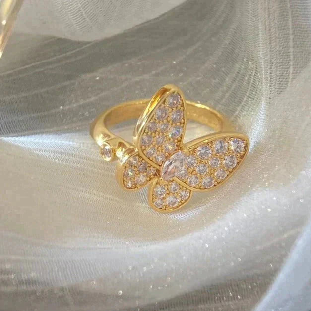 [Noble Aura jewelry]BUTTERFLY DIAMOND RING