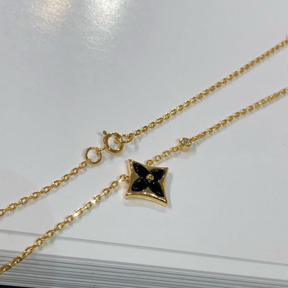 [Noble Aura jewelry]STAR BLACK MOP NECKLACE