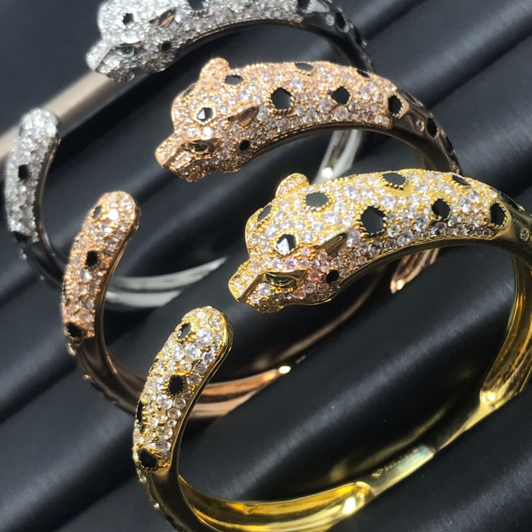 [Noble Aura jewelry]PANTHERE BIG BRACELET DIAMONDS