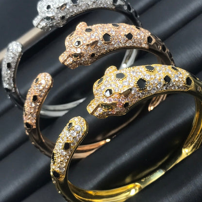 [Noble Aura jewelry]PANTHERE BIG BRACELET DIAMONDS