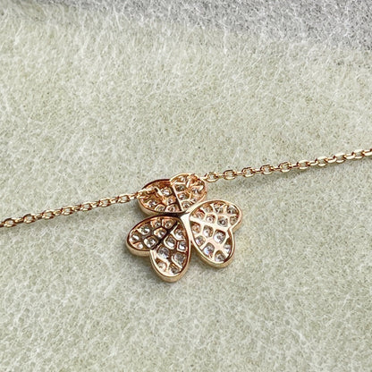 [Noble Aura jewelry]FLOWER DIAMOND NECKLACE