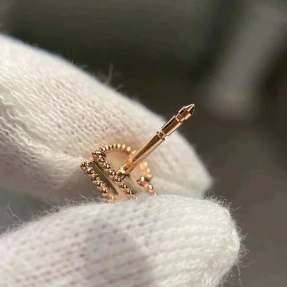 [Noble Aura jewelry]HEART CARNELIAN STUD EARRINGS