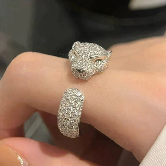 [Noble Aura jewelry]PANTHERE 5.5MM ALL DIAMOND RING