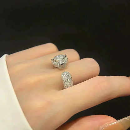 [Noble Aura jewelry]PANTHERE 5.5MM ALL DIAMOND RING