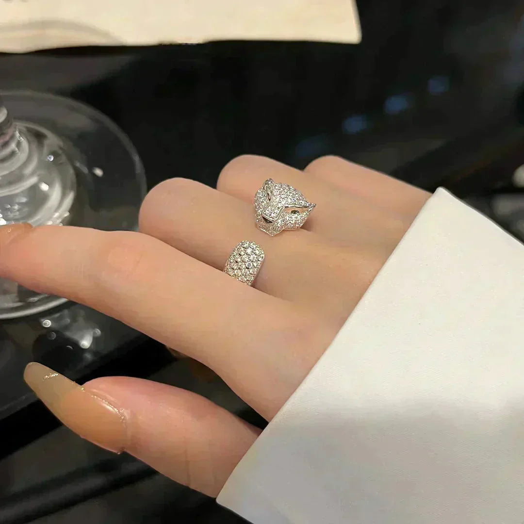 [Noble Aura jewelry]PANTHERE 5.5MM ALL DIAMOND RING