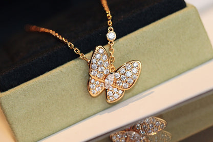 [Noble Aura jewelry]BUTTERFLY DIAMOND NECKLACE