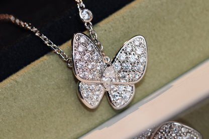 [Noble Aura jewelry]BUTTERFLY DIAMOND NECKLACE