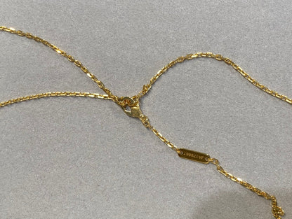 [Noble Aura jewelry]CLOVER 25MM NECKLACE GOLD CARNELIAN