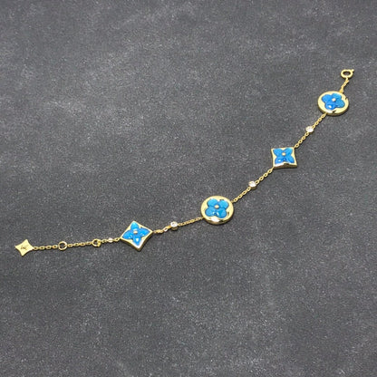 [Noble Aura jewelry]STAR AND SUN TURQUOISE 4 MOTIFS 3 DIAMONDS