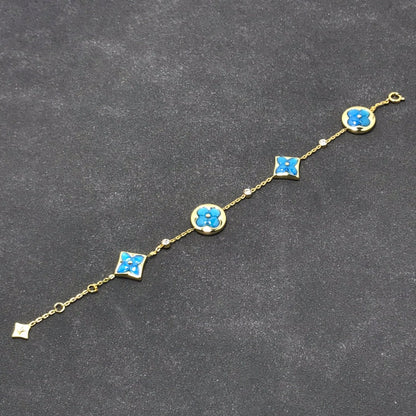 [Noble Aura jewelry]STAR AND SUN TURQUOISE 4 MOTIFS 3 DIAMONDS
