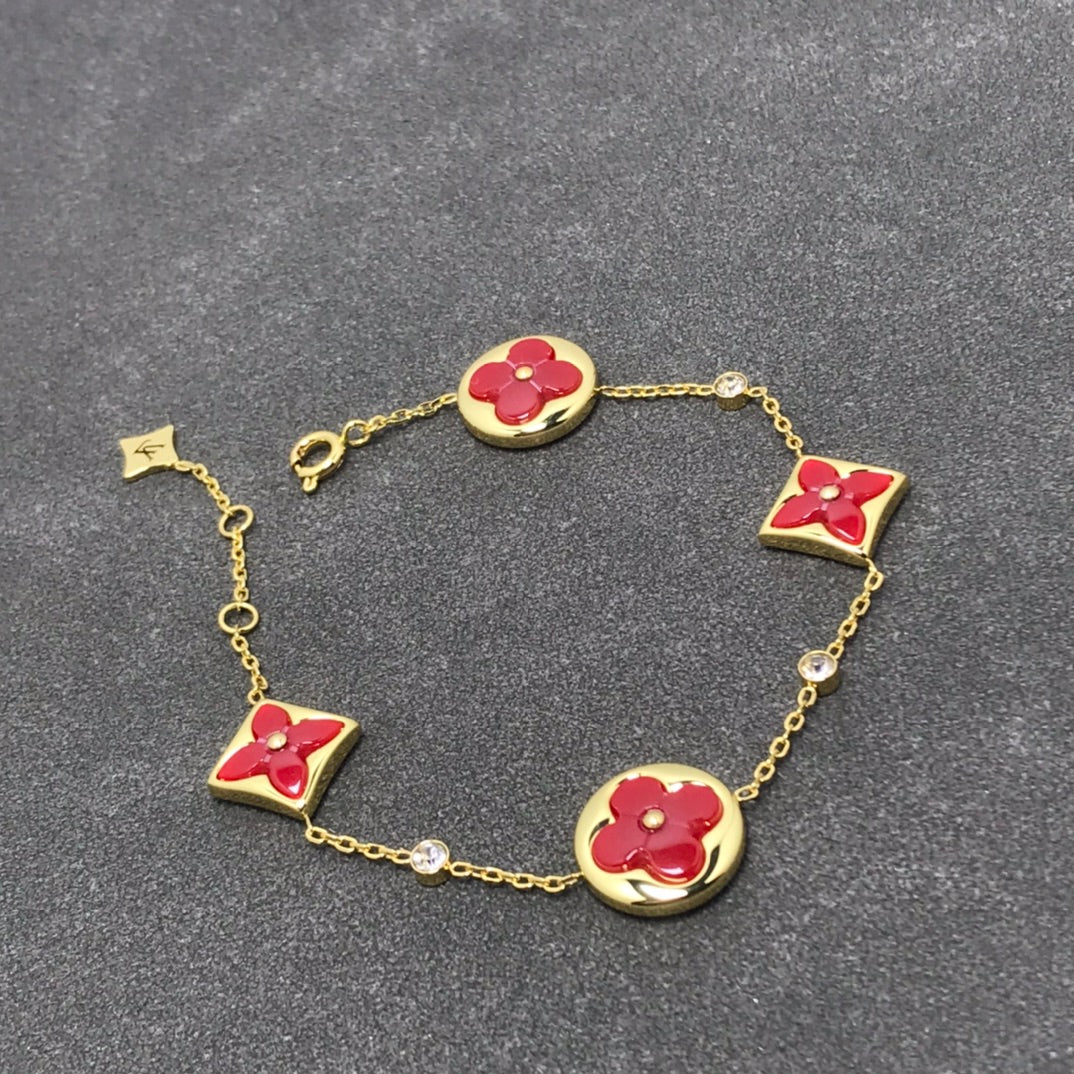 [Noble Aura jewelry]STAR AND SUN CARNELIAN 4 MOTIFS 3 DIAMONDS